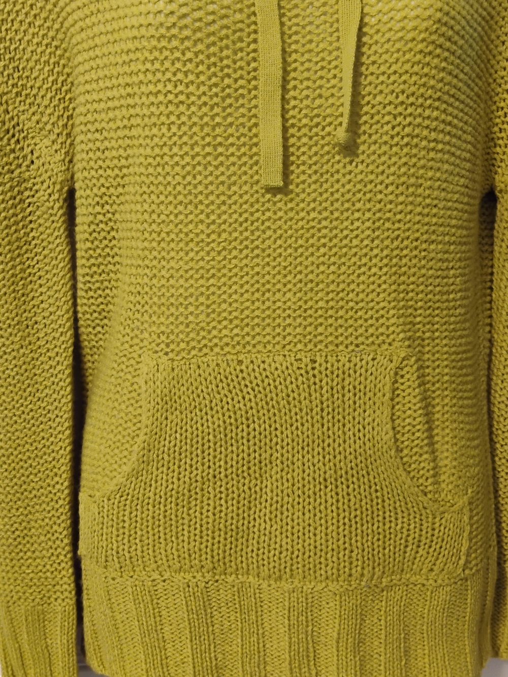Rue21 Lime Green Knit Hoodie Sweater